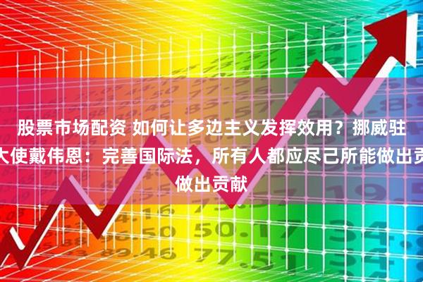 股票市场配资 如何让多边主义发挥效用？挪威驻华大使戴伟恩：完善国际法，所有人都应尽己所能做出贡献